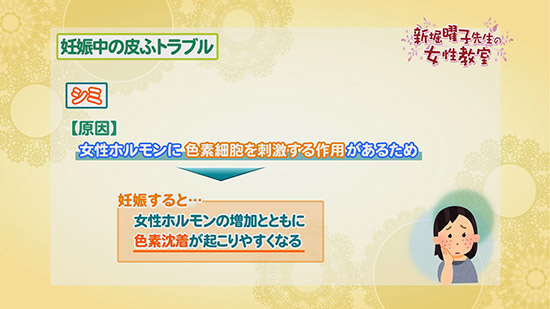 妊娠中の皮ふトラブル 新堀曜子先生の女性教室 Tku テレビ熊本