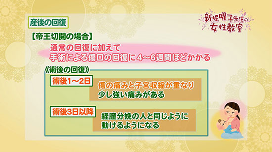 産後の回復 新堀曜子先生の女性教室 Tku テレビ熊本