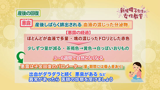 産後の回復 新堀曜子先生の女性教室 Tku テレビ熊本