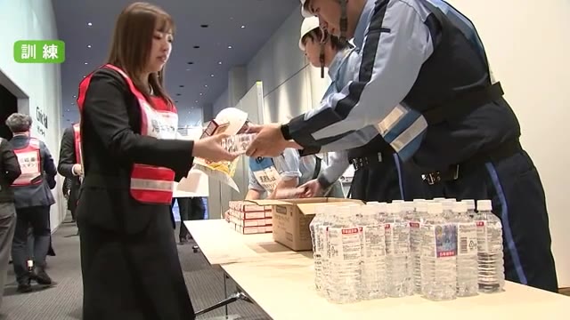 熊本城ホールで帰宅困難者の受け入れ訓練　平日の桜町・花畑エリアで約2600人の...