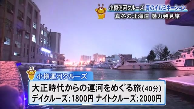 真冬の北海道 魅力発見旅　ワイン醸造家の情熱と小樽運河【熊本】